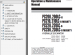 repair manual Komatsu Hydraulic Excavators PC200-210-220-230-240-250-6 Set of PDF Manuals - 4