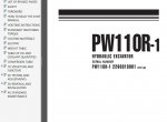 repair manual Komatsu PW110R-1 Hydraulic Excavator Shop Manual PDF - 4