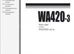 repair manual Komatsu WA420-3 Wheel Loader Shop Manual PDF - 5