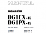 repair manual Komatsu Bulldozers Galeo D61EX-15, D61PX-15 Series Set of PDF Manuals - 6