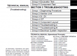 repair manual Hitachi Zaxis 140W-3 Wheeled Excavator Workshop & Technical Manuals PDF - 3