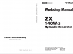 repair manual Hitachi Zaxis 140W-3 Wheeled Excavator Workshop & Technical Manuals PDF - 4