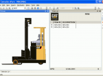 spare parts catalog caterpillar Forklift LinkOne 2013 - 1