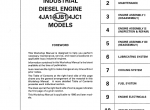 repair manual Kobelco SK80MSR Hydraulic  Excavator & Isuzu Industrial Diesel Engine 4JA1 4JB1 4JC1 PDF Manual - 1