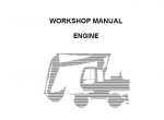repair manual Hitachi Fiat Kobelco Excavator EX165W & Engine EX135W EX165W Workshop Manual PDF - 1