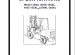 repair manual Hyster Challenger H135XL H155XL (F006) Forklift Service & Parts Manuals PDF - 4