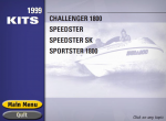 repair manual Sea Doo Sport Boats Challenger & Speedster & Sportster 2000 Technical Publications - 5