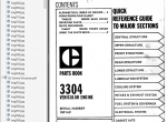 repair manual caterpillar 3304 Vehicular Engine Parts Book & Systems Operation Testing Adjusting & Specification - 1