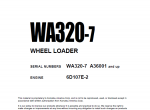 repair manual Komatsu Wheel Loader WA320-7 Shop Manuals PDF - 5