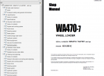 repair manual Komatsu Wheel Loader WA470-7 Shop Manuals PDF - 5