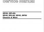 repair manual caterpillar S6S Diesel Engine DP40 DPL40 DP45 DP50 GP40 GPL40 Chassis & Mast Service Manual PDF - 5