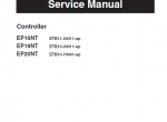 repair manual caterpillar EP16NT EP18NT EP20NT Forklifts Service Manual PDF - 1