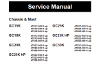 repair manual Cat 4G63 4G64 6G72 / GC15K GC18K GC20K GC20K-HP GC25K GC25K-HP GC30K Lift Trucks Service Manual - 4