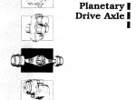 repair manual John Deere Clark-Hurth 36R&42R Rigid Axles CTM319 Component Technical + Service&Maintenance Manuals - 5