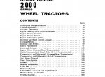 repair manual John Deere 2000 Series Tractors SM2036 Service Manual PDF - 1