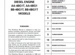 repair manual John Deere Industrial Diesel Engine Isuzu AA-4BG1T AA-6BG1 BB-4BG1T BB-6BG1T PDF Manual IDE2370EN - 1
