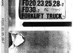 spare parts catalog Komatsu FD20/23/25/28/30-10 & FD20L/25L-10 & FD20S/25S/30S-5 & FD20/23/25/28-7 & FD30-7 Forklifts - 8