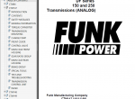 repair manual Funk Power DF Series 150 & 250 Transmission Set of PDF Manuals - 2