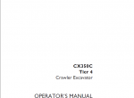repair manual Case CX350C Tier 4 Crawler Excavator Service + Operators Manuals PDF - 5