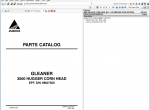 repair manual Epsilon AGCO Gleaner North America Parts and Service Information 12/2019 - 2