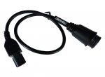 Diagnostic adapter interface TEXA Kubota 4-Pin Off Highway Cable (T55) - 1