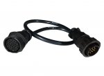 Diagnostic adapter interface TEXA Off Highway - SAME-Deutz-Fahr And Claas Cable (T32A) - 1