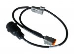 Diagnostic adapter interface TEXA Truck And Off Highway Cable - Cummins 3 Pin (T50) - 1