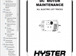 repair manual Hyster Class 2 E118 (R30FFAFF) Electric Motor Narrow Aisle Trucks PDF Manual - 2