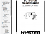 repair manual Hyster Class 1 For C108 (E40-60XL) Electric Motor Rider Trucks PDF Manual - 3