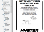 repair manual Hyster Class 1 For C203 (A1.00-1.50XL Europe) Electric Motor Rider Trucks PDF Manual - 4