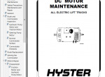 repair manual Hyster Class 2 For A217 (N30FR) Electric Motor Narrow Aisle Trucks PDF Manual - 2