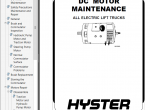 repair manual Hyster Class 2 For D210 (V30ZMD) Electric Motor Narrow Aisle Trucks PDF Manual - 3