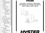 repair manual Hyster Class 3 For A476 (T5Z) Electric Motor Hand Trucks PDF Manual - 6