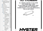 repair manual Hyster Class 4 For B024 (S135-S155XL2 [S6.00-7.00XL]) Internal Combustion Engine Trucks PDF Manual - 4