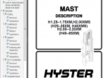 repair manual Hyster Class 4 For C010 (S1.50-2.00XMS Europe) Internal Combustion Engine Trucks - Cushion Tire PDF - 3