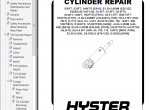 repair manual Hyster Class 4 For F187 (S2.0FT-S3.5FT Europe) Internal Combustion Engine Trucks PDF Manual - 3