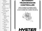 repair manual Hyster Class 5 For E019 Europe Internal Combustion Engine Trucks PDF Manual - 5