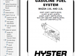 repair manual Hyster Class 5 For F001 (H30-35FT, H40FTS) Internal Combustion Engine Trucks PDF Manual - 4