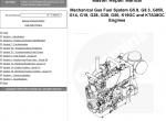 repair manual Cummins Mechanical Gas Fuel System G5.9, G8.3, G855, G14, G19, G28, G38, G50, K19GC/KTA38GC Engines - 2