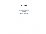 repair manual New Holland E18SR Hydraulic Excavator Workshop Manual PDF - 1
