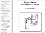 repair manual Bobcat 323 Excavator Service Manual PDF - 2
