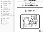 repair manual Bobcat 329 Compact Excavator Service Manual PDF - 2