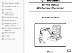 repair manual Bobcat 425 Compact Excavator Service Manuals PDF - 2