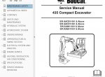 repair manual Bobcat 435 Compact Excavator Service Manual PDF - 3