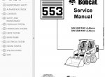 repair manual Bobcat 553 Skid Steer Loader Service Manual PDF - 2