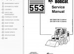 repair manual Bobcat 553 Skid Steer Loader Service Manual PDF - 3