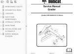repair manual Bobcat Grader Service Manual PDF - 5