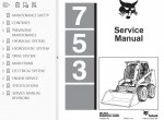 repair manual Bobcat 753 Skid Steer Loader Service Manual PDF - 2