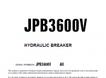 repair manual Komatsu Hydraulic Breaker JPB3600V Set of Manuals PDF - 1