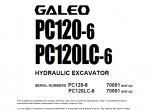 repair manual Komatsu Hydraulic Excavator PC120-6 Set of PDF Manuals - 2